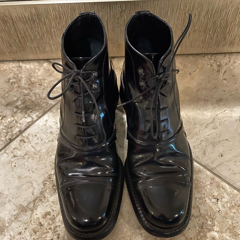 Prada Patent Leather Booties